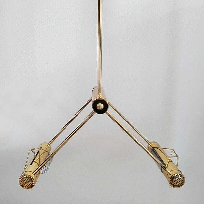 1970s Gorgeous Pendant Lamp In Brass By Cattaneo. Made In Italy photo for sale