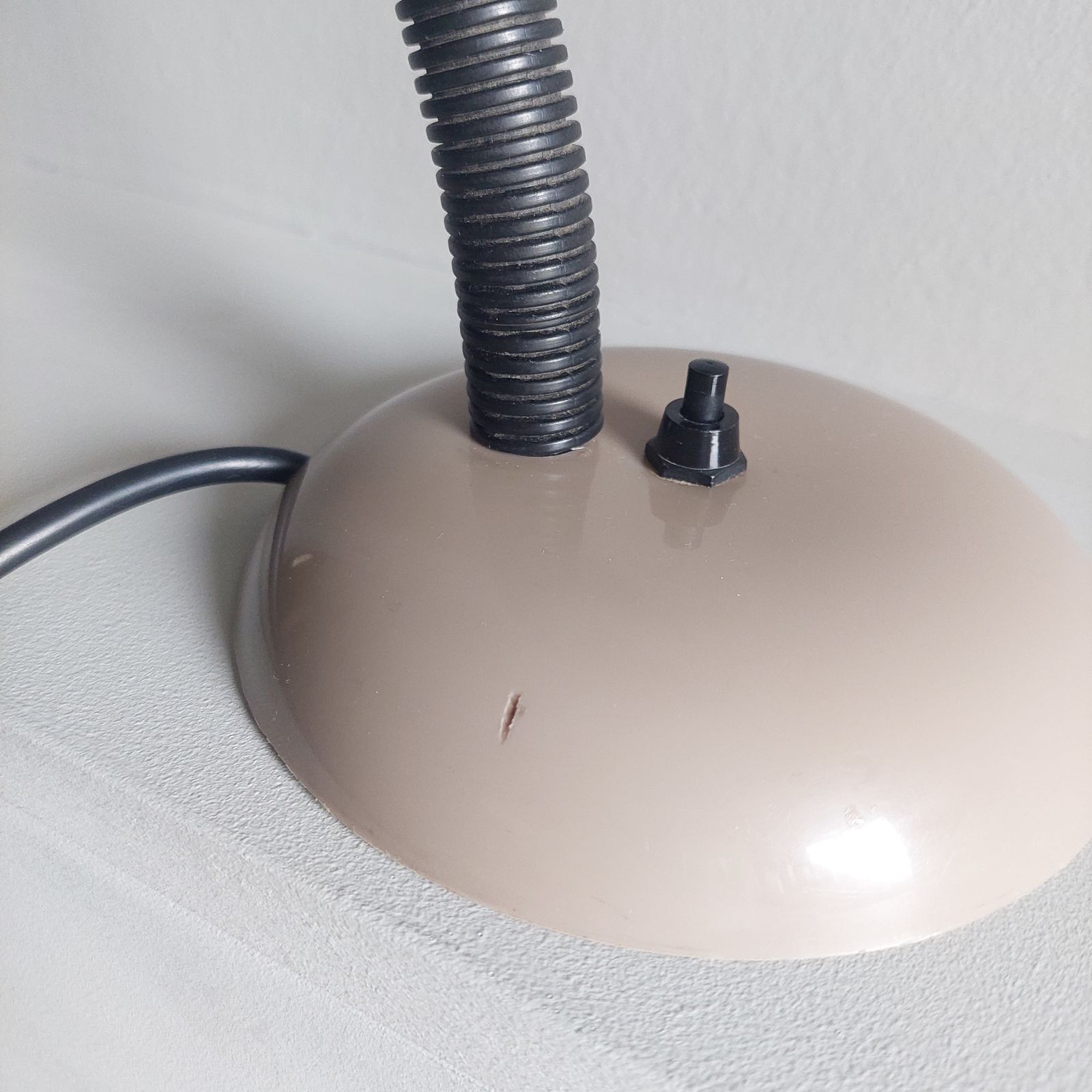 Mid Century Mushroom Gooseneck Desk Lamp By Maclamp For Habitat – 1970s photo for sale