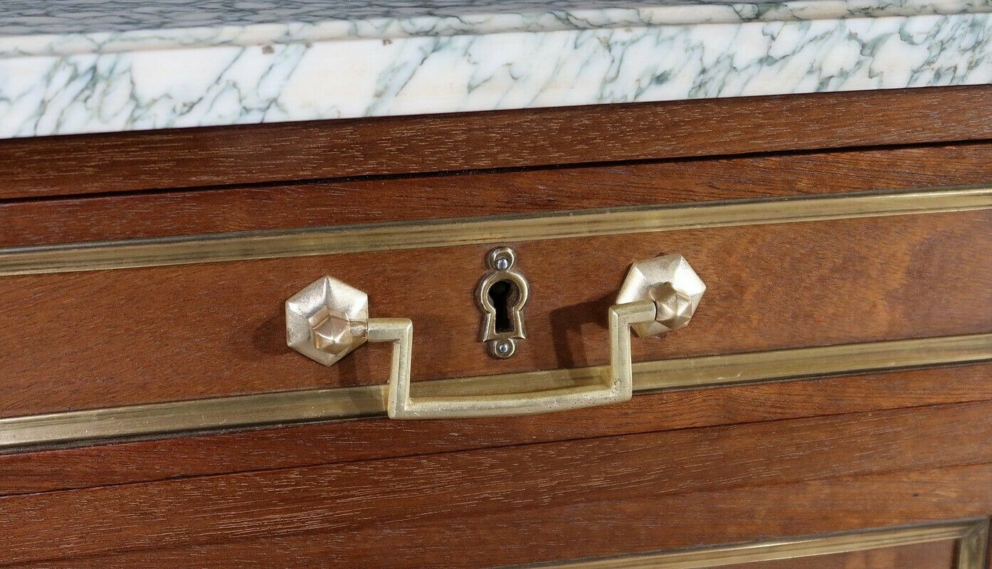 photo furniture Mahogany Chiffonnière Chest Of Drawers, Louis XVI Style – Mid 20th Century