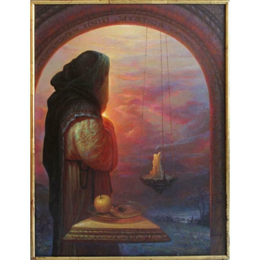 Igor Maikov A Dedication To The Heart. 1996. Oil On Canvas, 106x80 Cm 1996 photo furniture