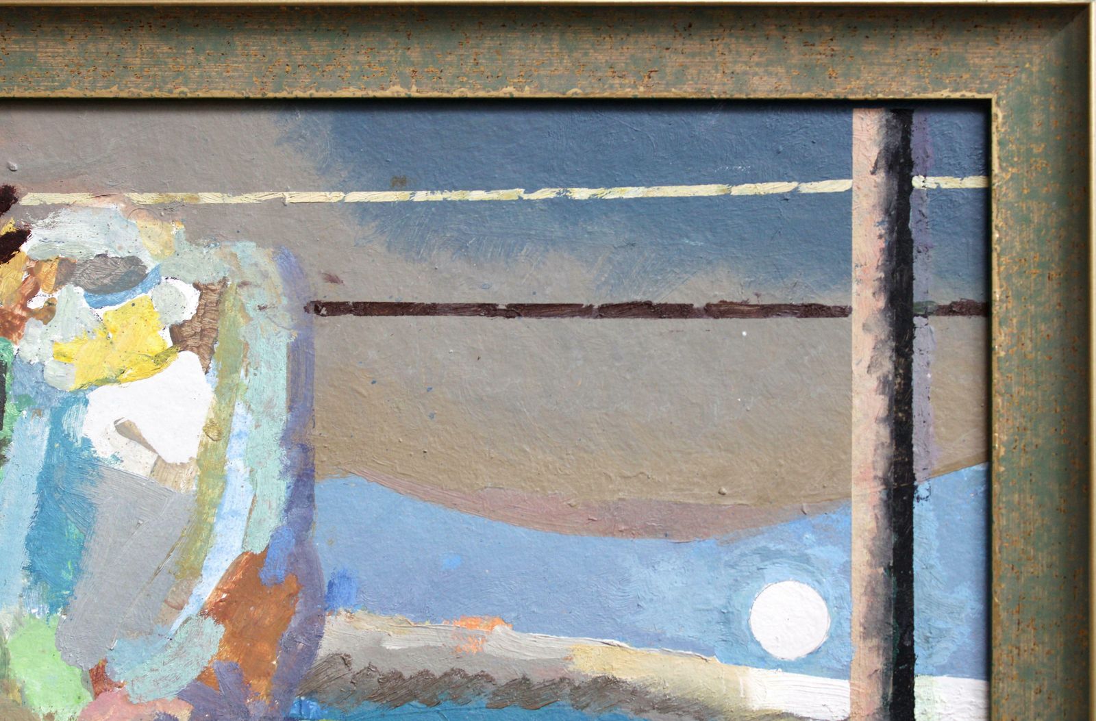 Victor Karnauh An Empty Game. Oil On Canvas, 42, 5 X 58, 5 Cm photo vinterior