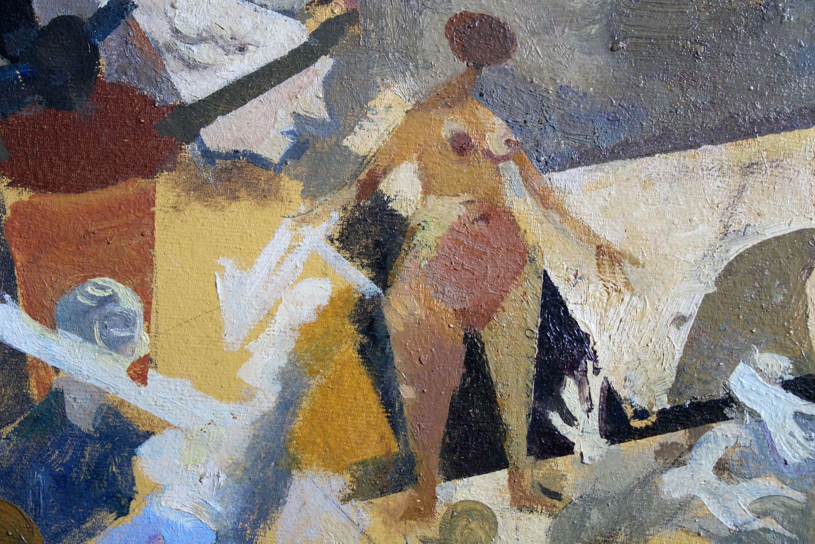 Victor Karnauh Dump. Oil On Canvas, 28. 5 X 43 Cm photo 756.0