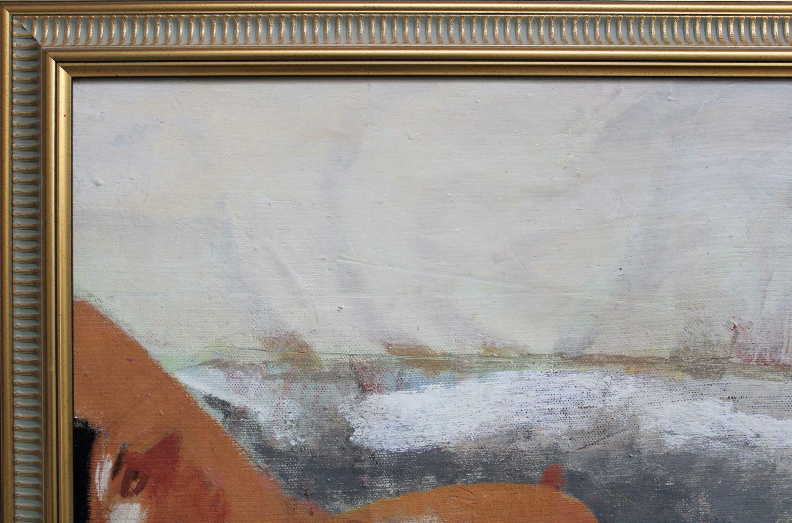 Victor Karnauh Act. Oil On Canvas, 58x69 Cm photo Art