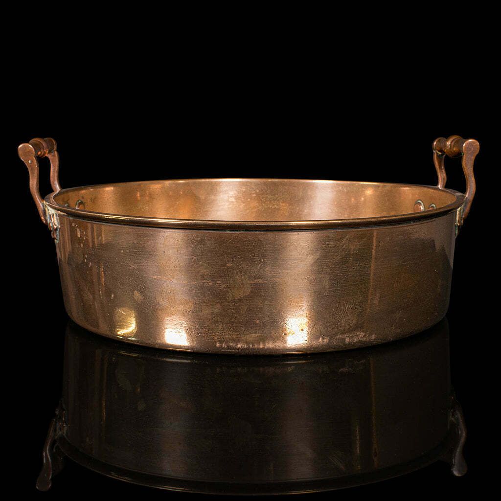 Antique Duck Roasting Pan, English, Bronze, Preserving Dish, Georgian, C.1800 photo furniture
