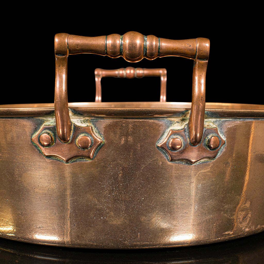 photo furniture Antique Duck Roasting Pan, English, Bronze, Preserving Dish, Georgian, C.1800