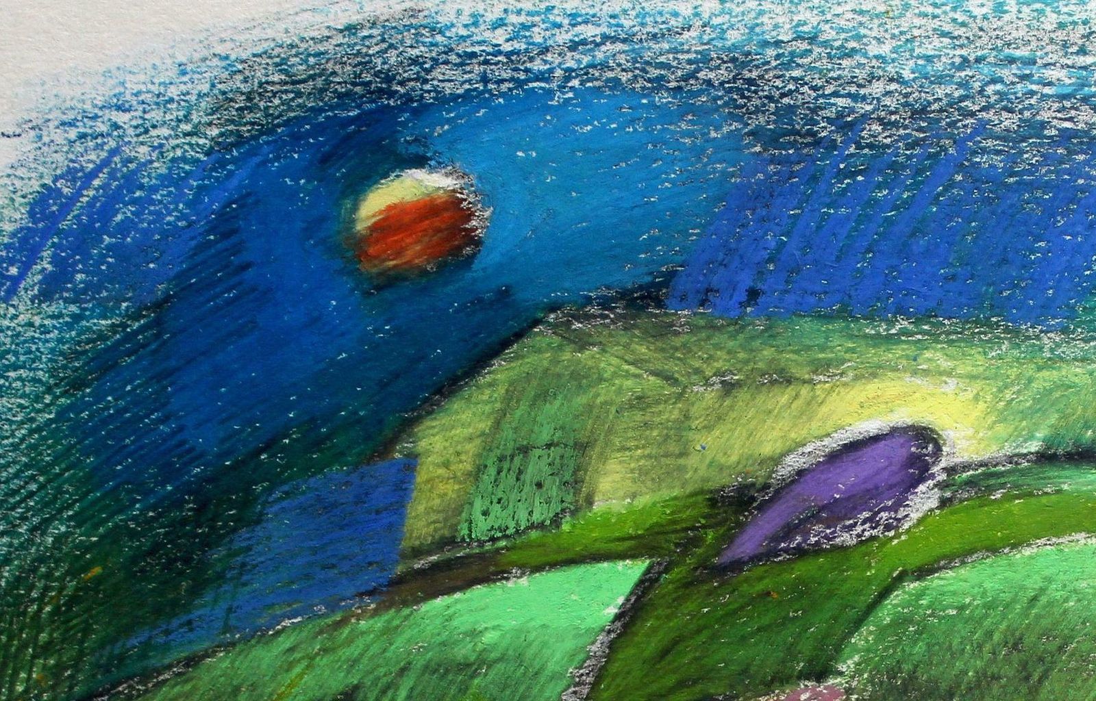 Atis Ievins The Way Home. 1995, Paper, Mixed Media, 15x22 Cm 1995 photo 155.0