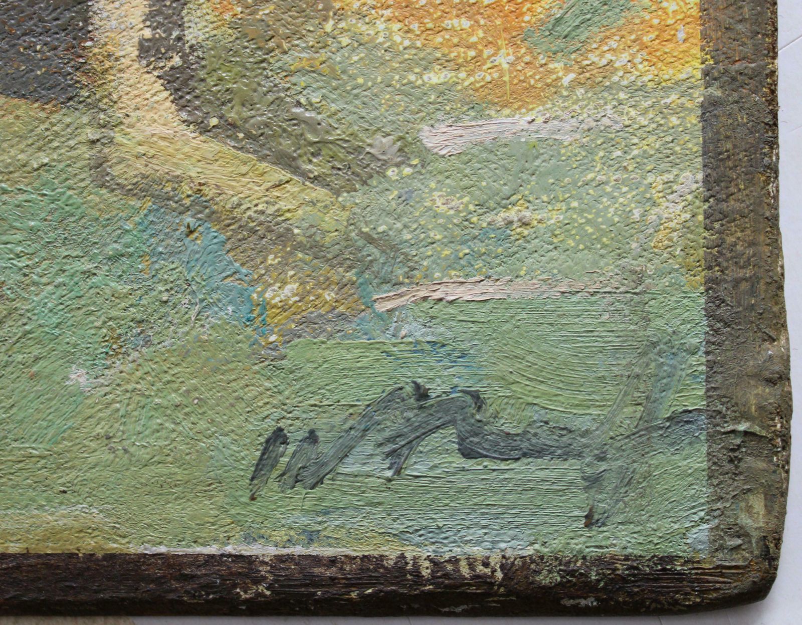 Victor Karnauh Wandering Soul. Oil On Cardboard, 29 X 16. 5 Cm photo furniture