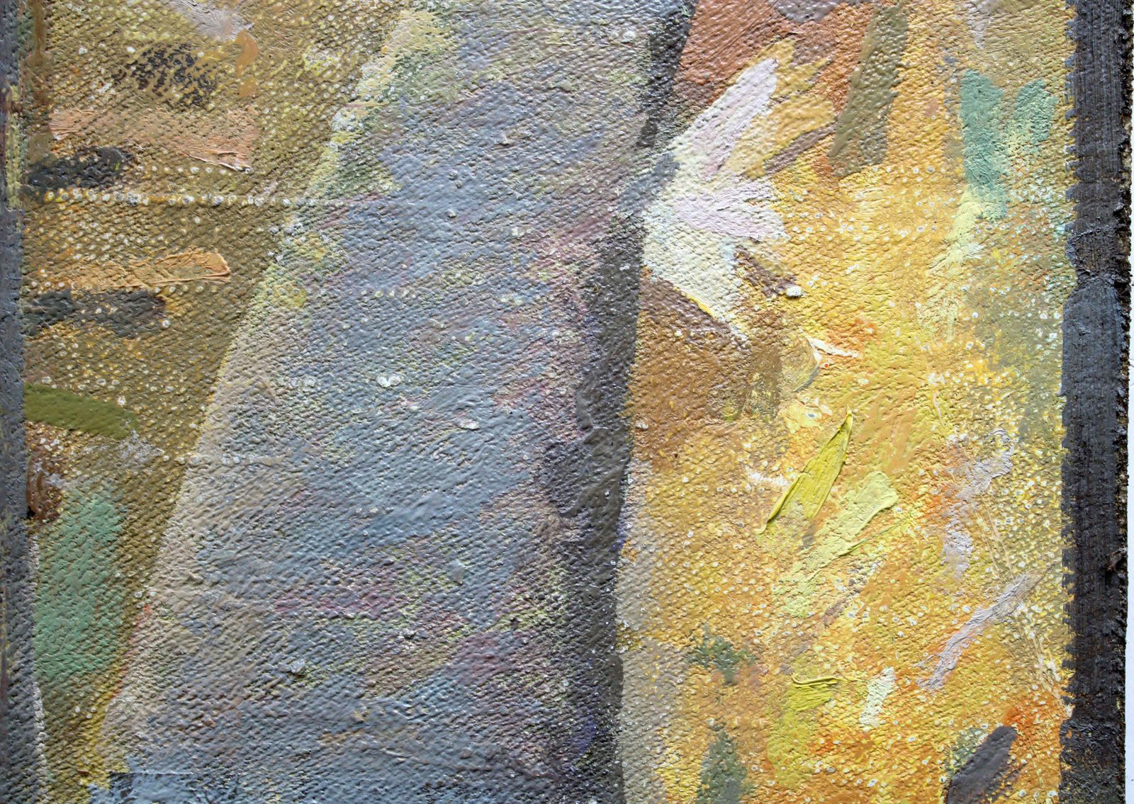 Victor Karnauh Wandering Soul. Oil On Cardboard, 29 X 16. 5 Cm photo Art