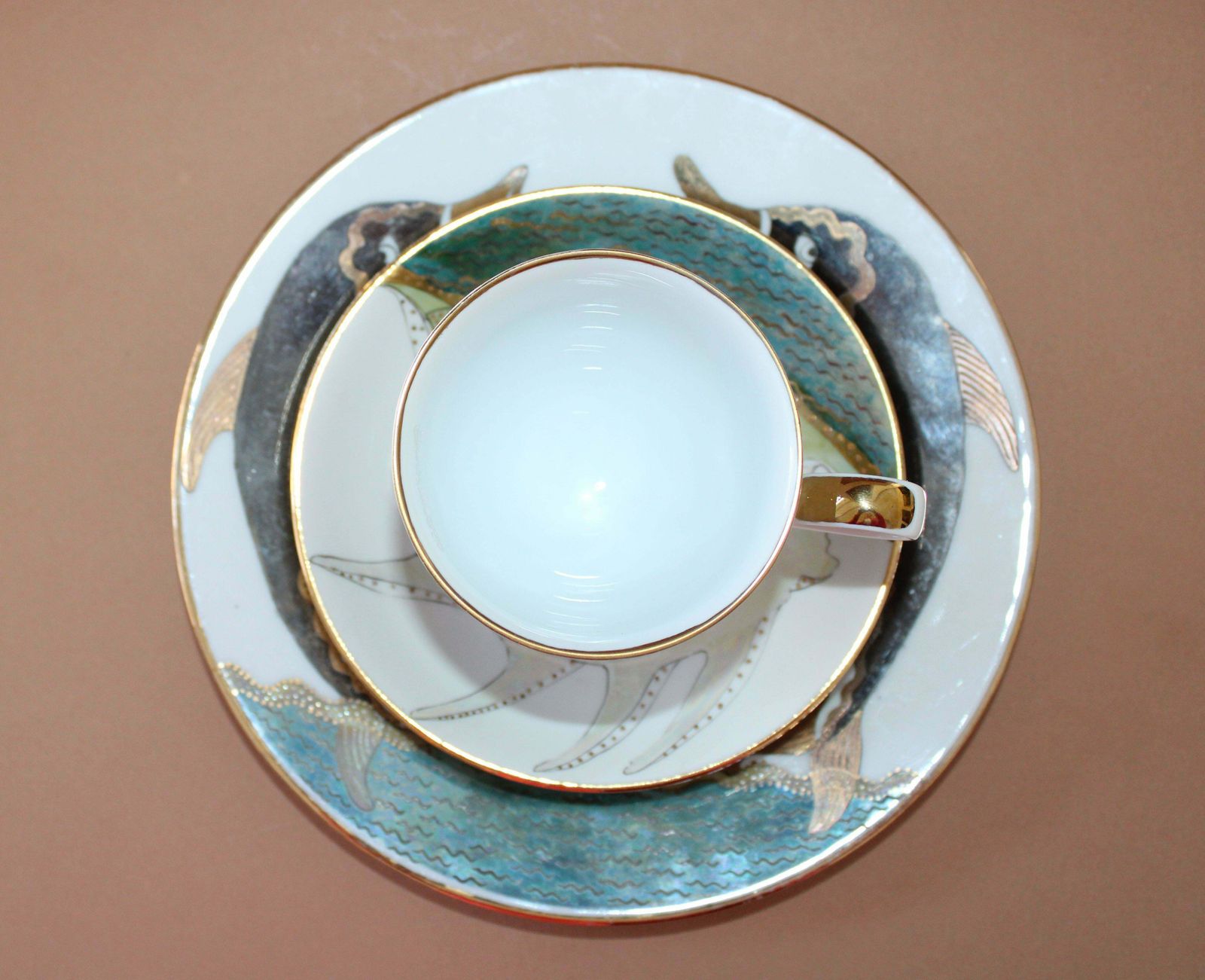 photo buy Antonina Paskevica Coffee Trio By Antonina Paskevica, Cup Height 7, 5 Cm; Diameter 8 Cm