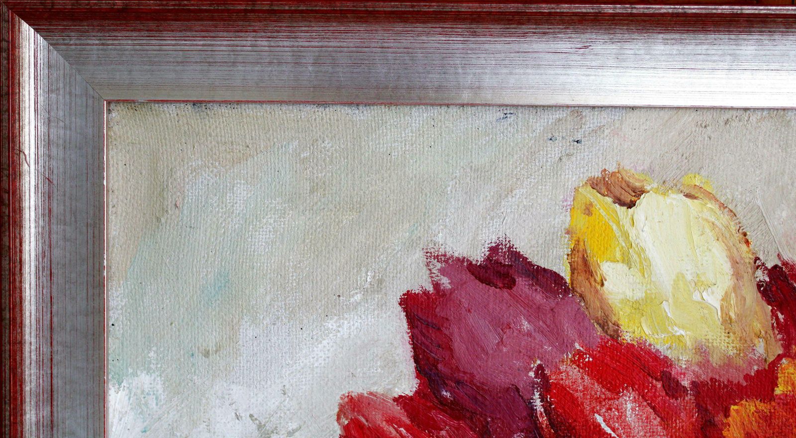 photo for sale Jurgis Skulme Tulips. 1996. Oil On Canvas, 81х100 Cm