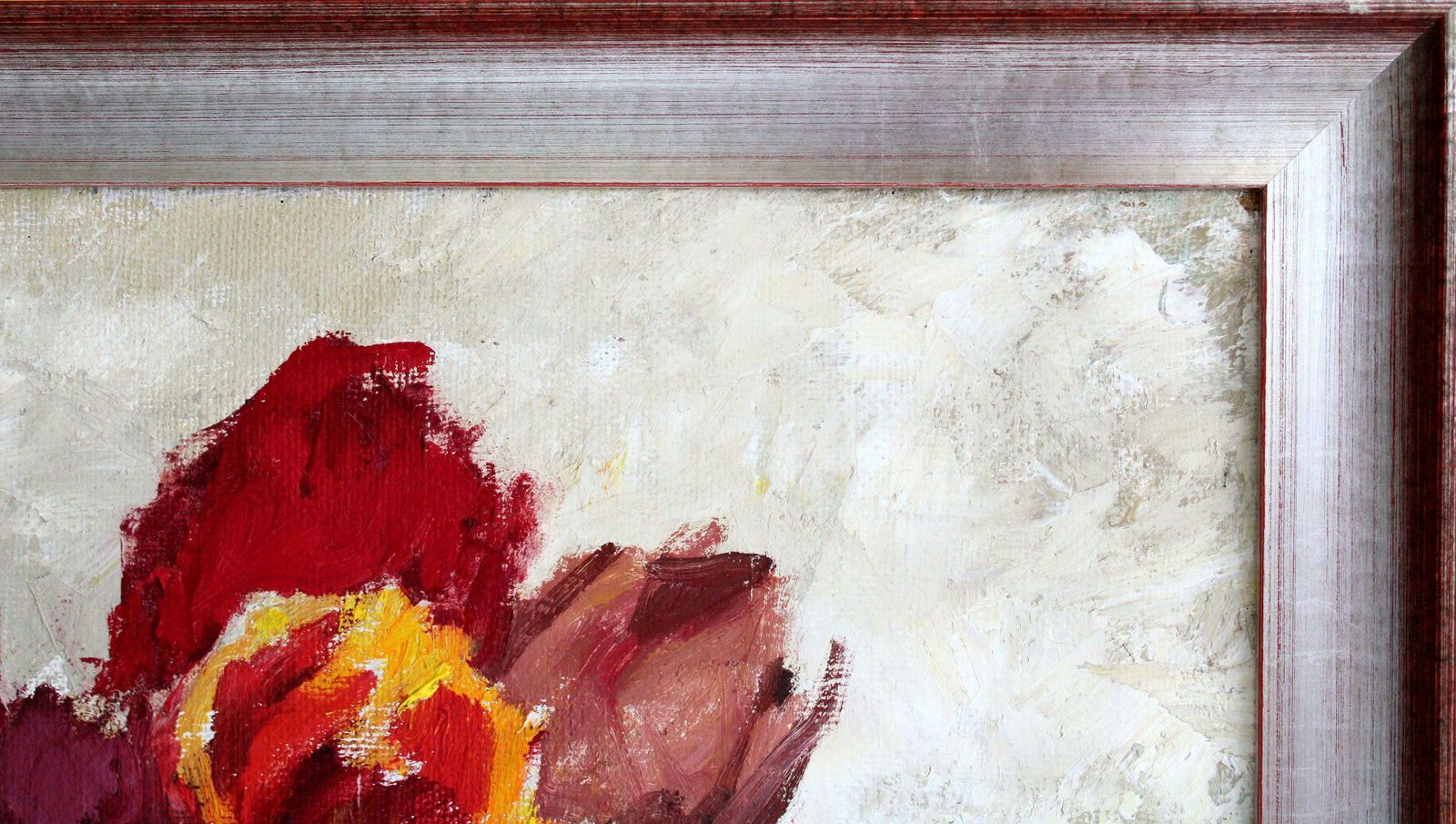 Art Jurgis Skulme Tulips. 1996. Oil On Canvas, 81х100 Cm photo