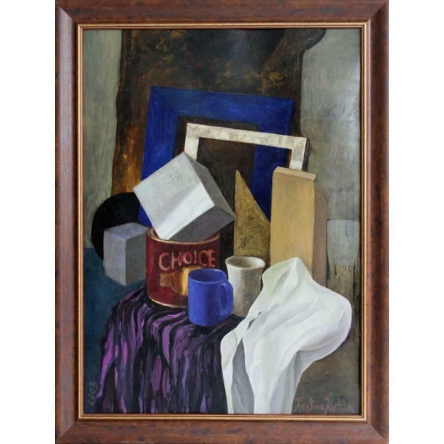 Kristine Kvitka Still Life. Cardboard, Oil, 96x69.5 Cm 2003 photo furniture