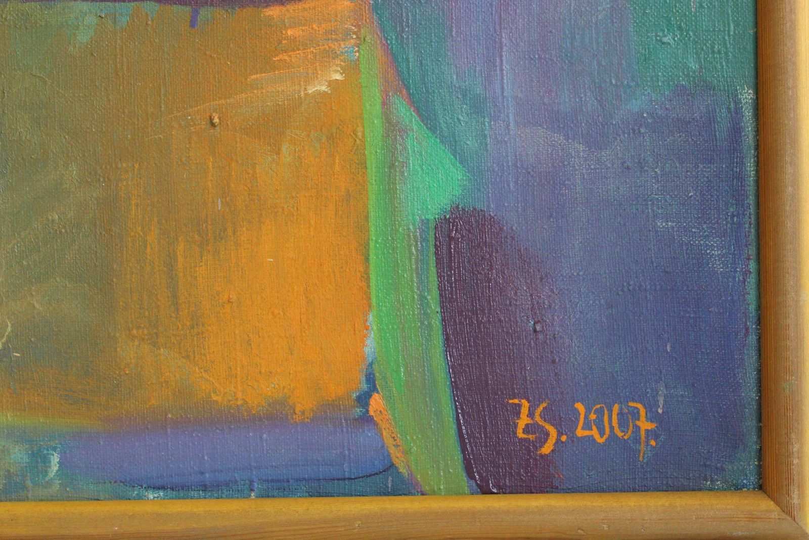 Zita Sudnika Tulips With A Rainbow. Oil On Canvas, 70x80 Cm 2007 photo for sale
