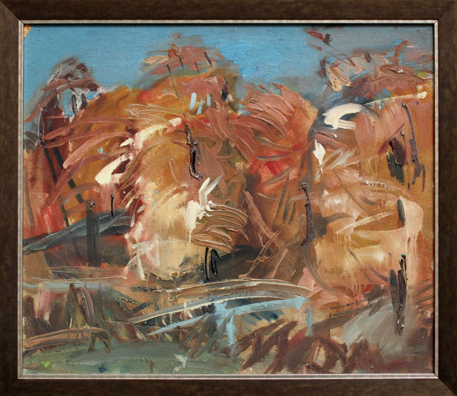 Victor Karnauh Autumn Wind. Cardboard, Oil, 64 X 75 Cm photo Art