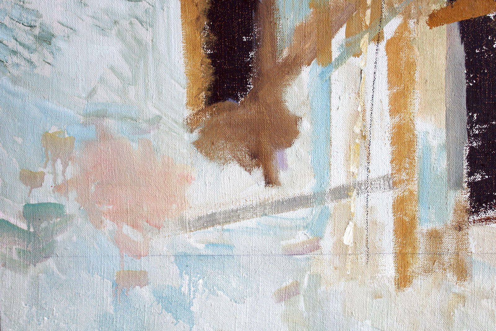 Victor Karnauh Wind. Oil On Canvas, 95x116 Cm photo for sale