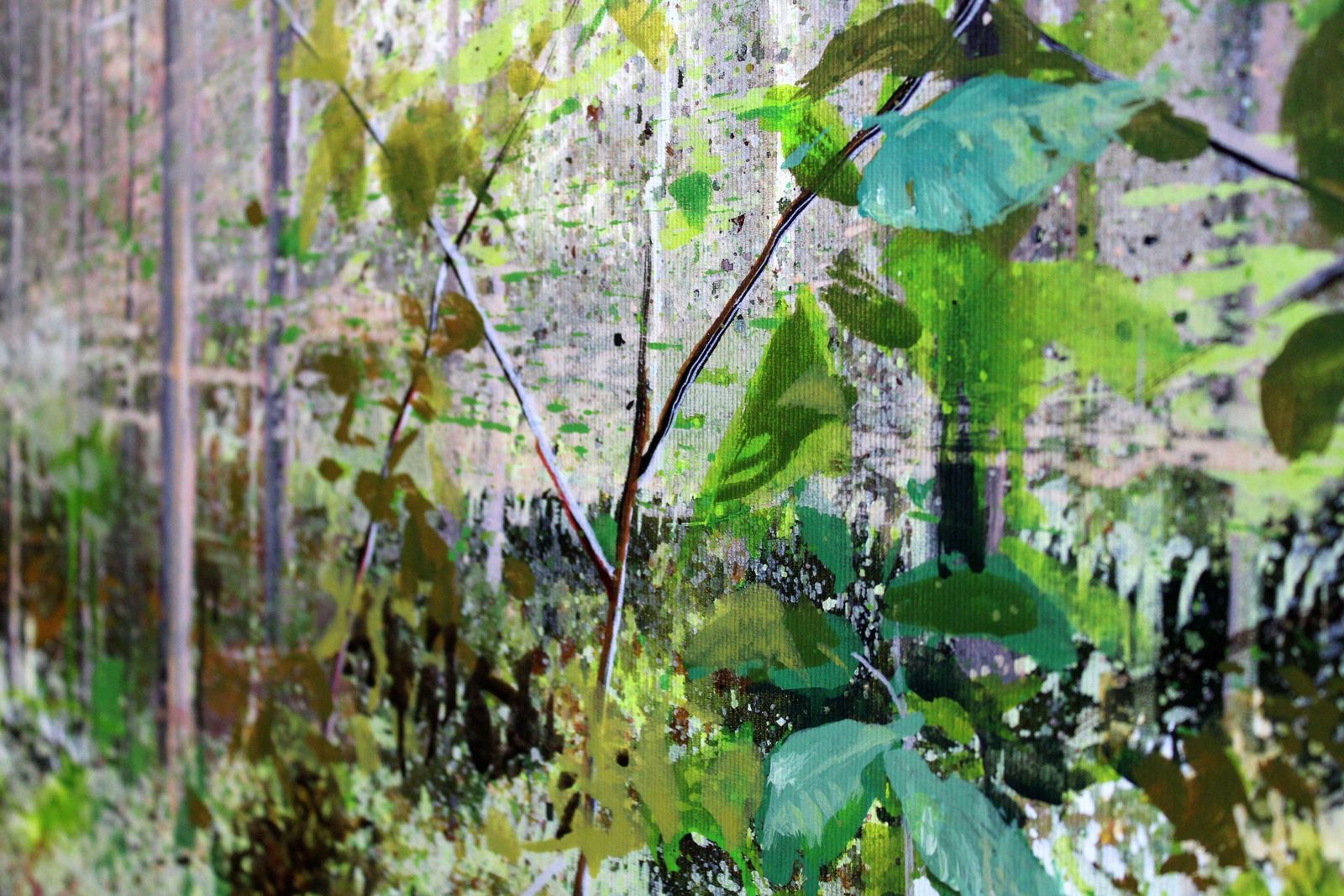 Janis Zingitis On The Forest Trail. 2023., Canvas, Acrylic, 90x120 Cm 2023 photo vintage