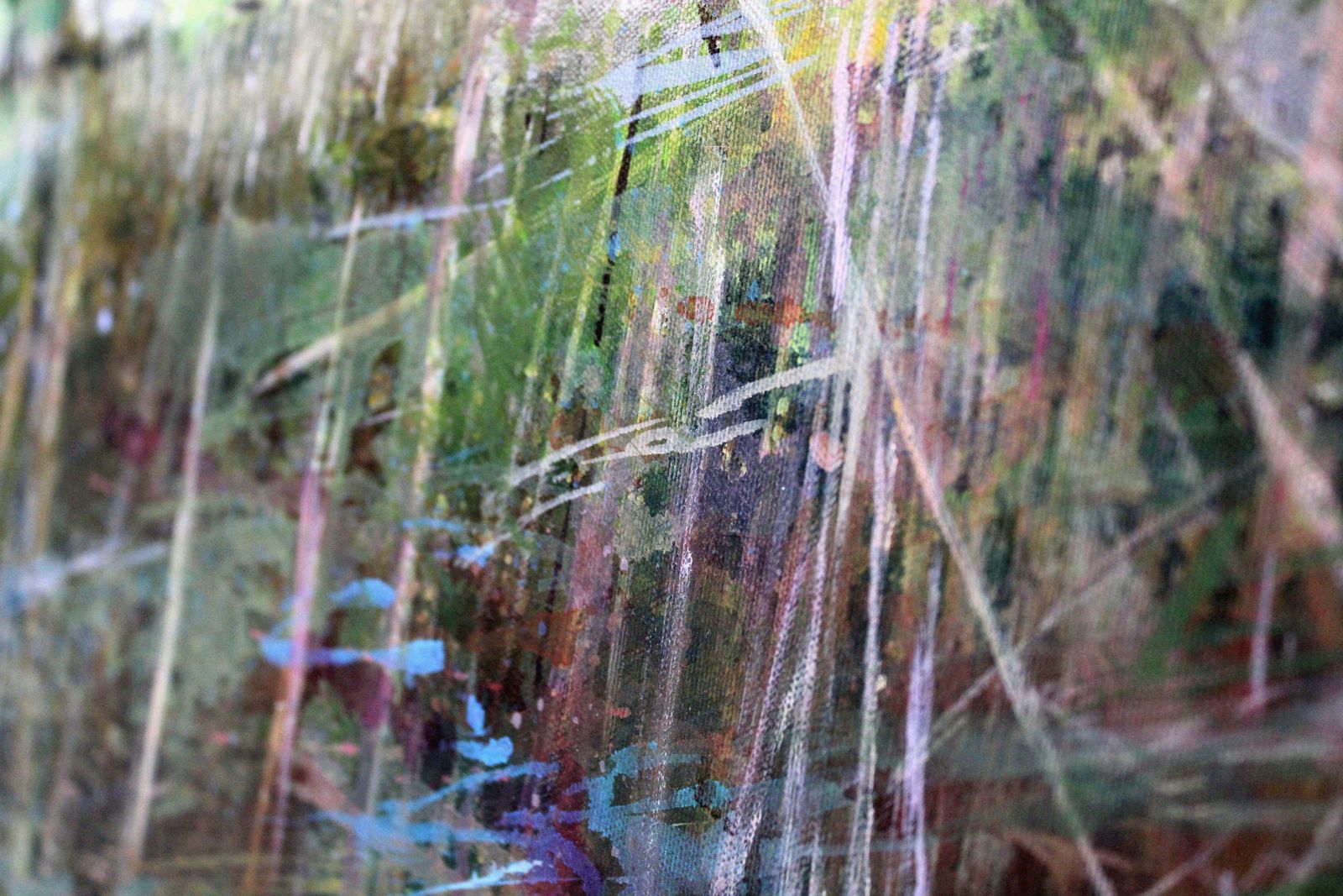 photo for sale Janis Zingitis Lake Shore In Spring. 2023, Acrylic On Canvas, 60x80 Cm