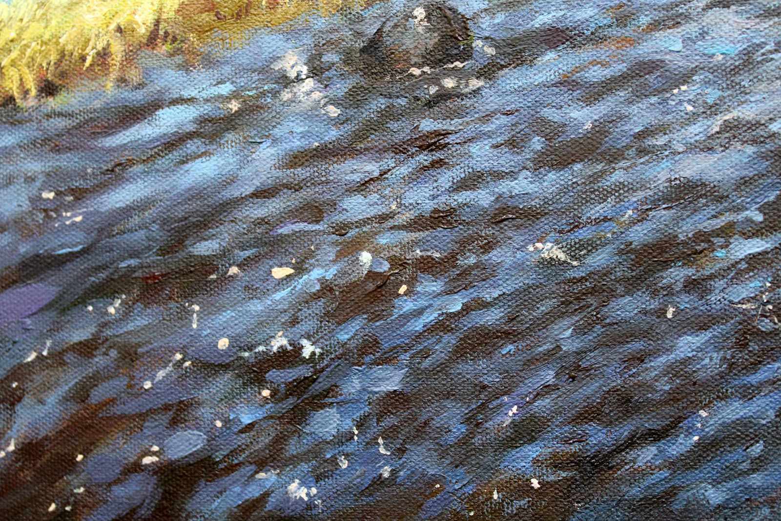 Janis Zingitis May. The Lobe River Flows Into Ogre. Oil On Canvas, 40x50 Cm 2023 photo 1546.0