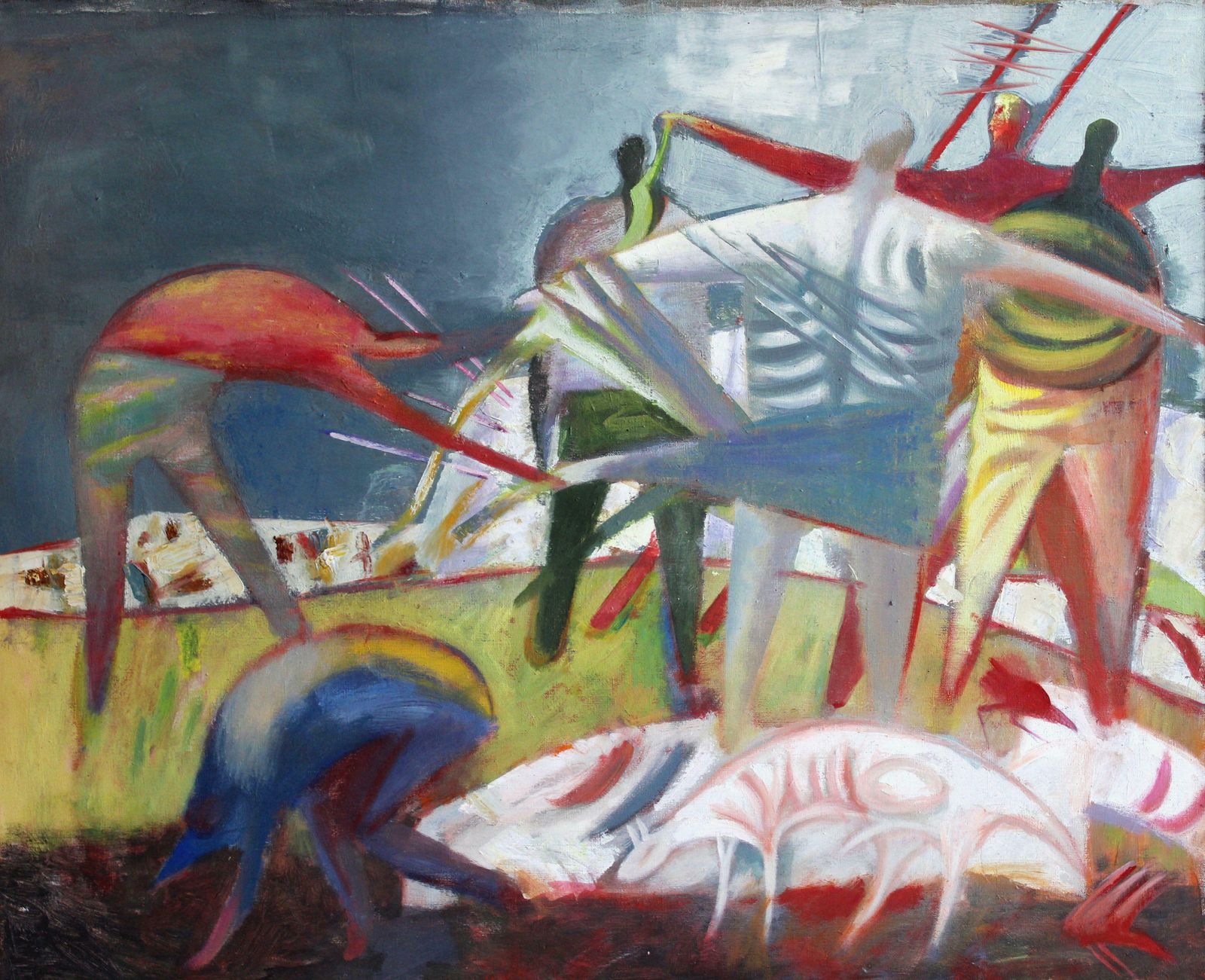 Victor Karnauh Dream. Oil On Canvas 83x99.5 Cm