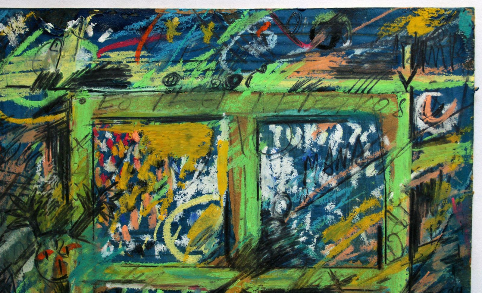 Atis Ievins Dream. 1993, Cardboard, Mixed Media, 20x15 Cm photo Art