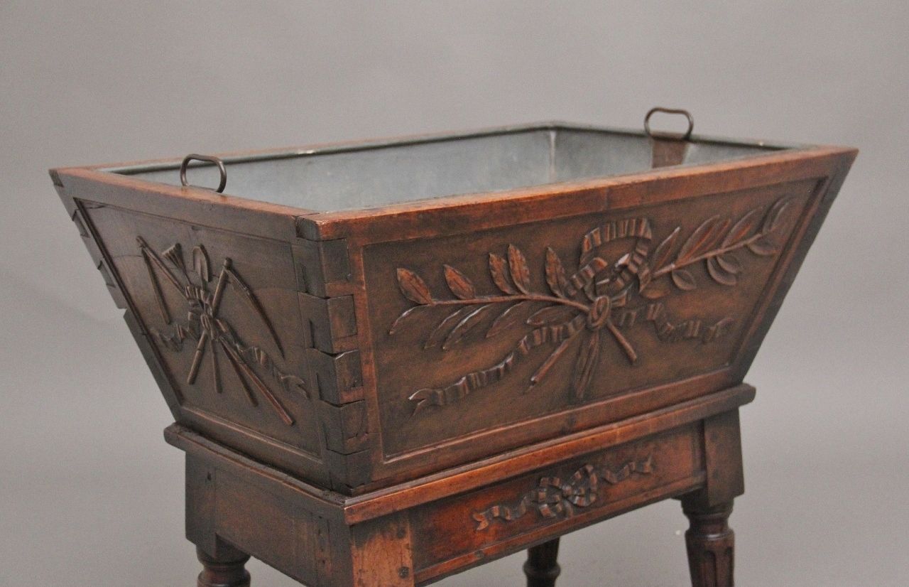 18th Century French Walnut Wine Cooler photo for sale
