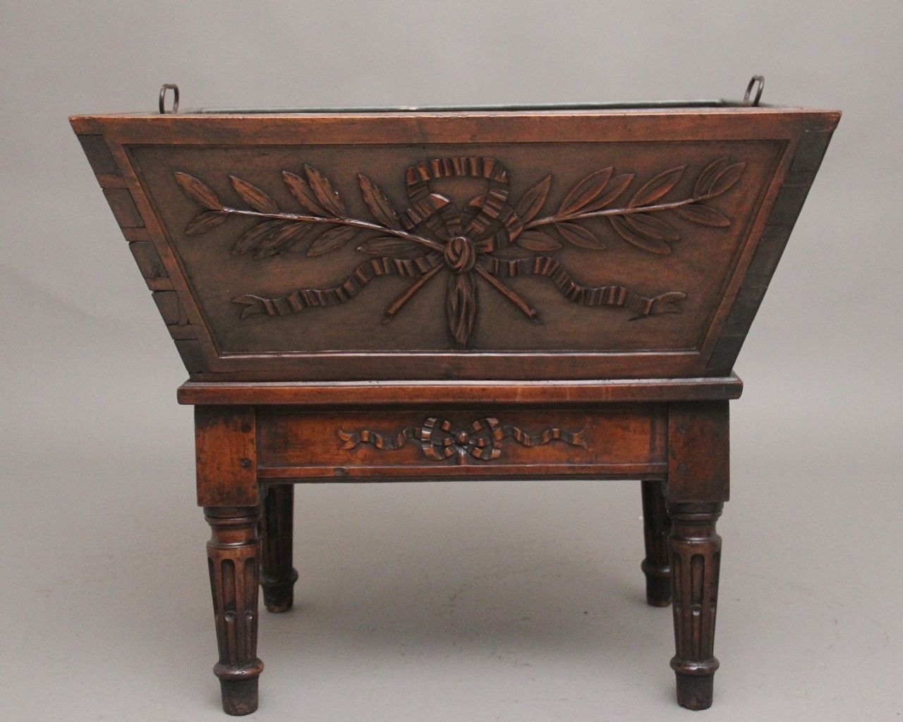 photo furniture 18th Century French Walnut Wine Cooler