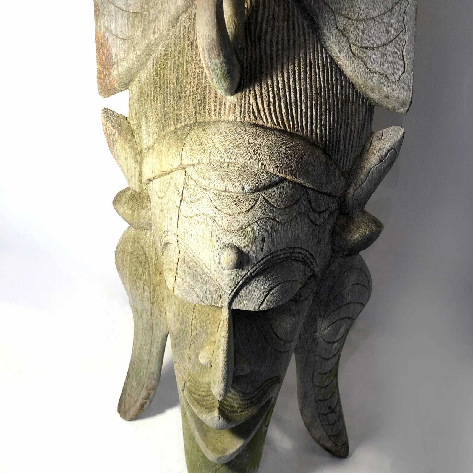 Antique African Wooden Elephant Tribal Mask Large Rustic Carved Tribal Mask Rare African Ceremonial Mask Antique African Hanging Tribal Mask photo buy