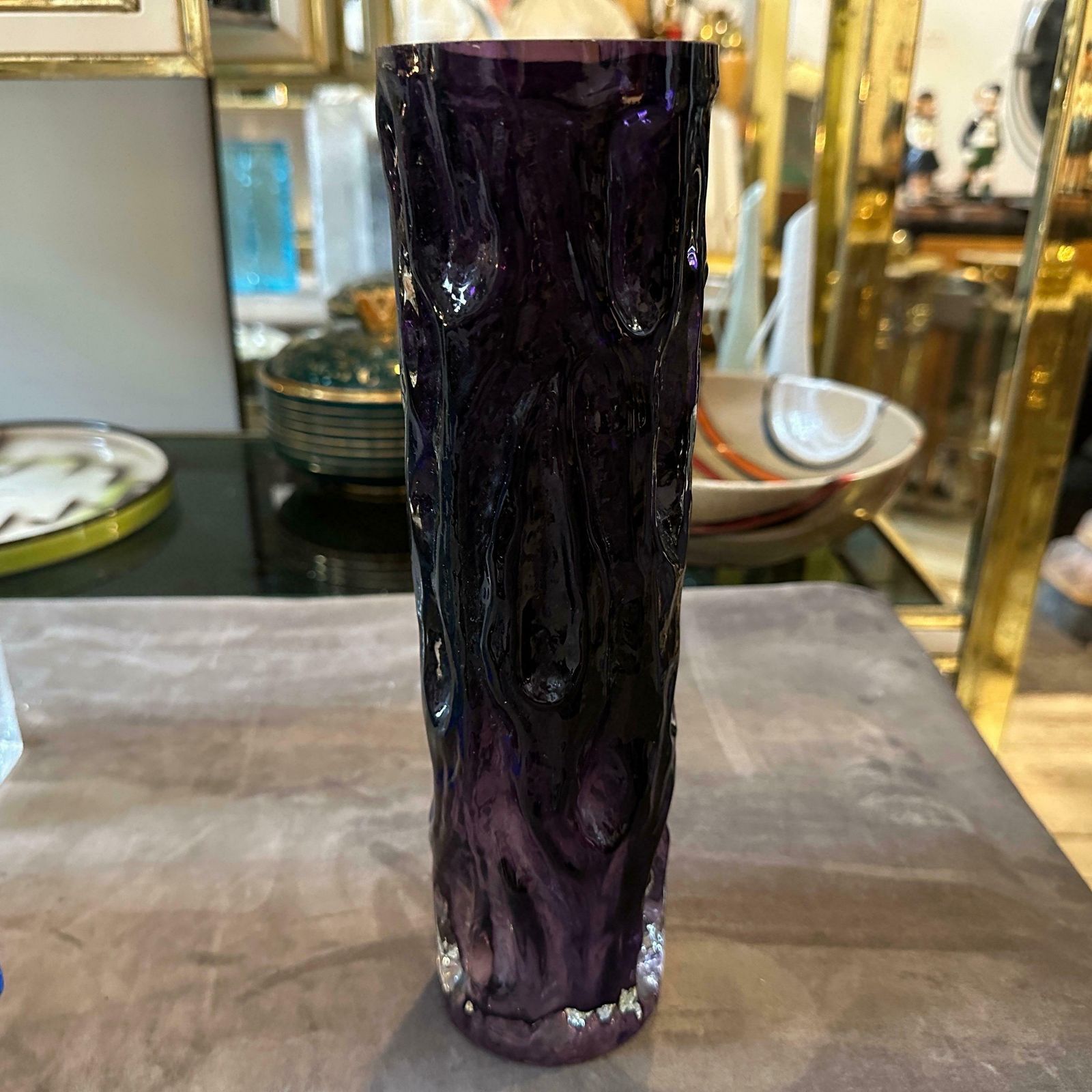 1970s Set Of Four Space Age Glass European Vases photo vinterior