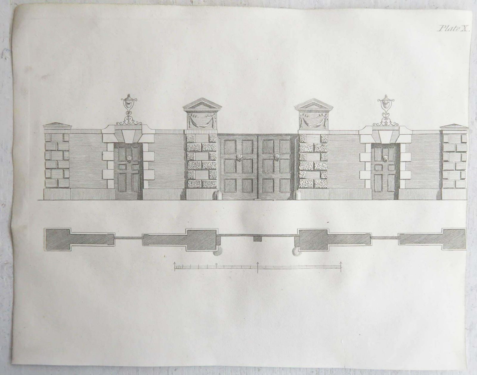 Set Of 6 Original Antique Architectural Prints After L.Carter. C. 1813 photo vinterior