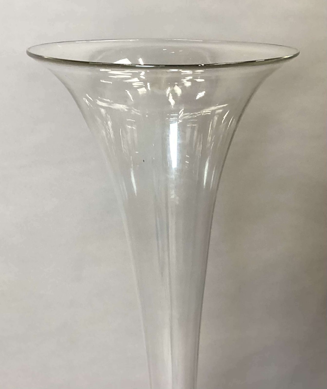 An Impressive C19th Pair Of Very Large Trumpet Vases photo buy