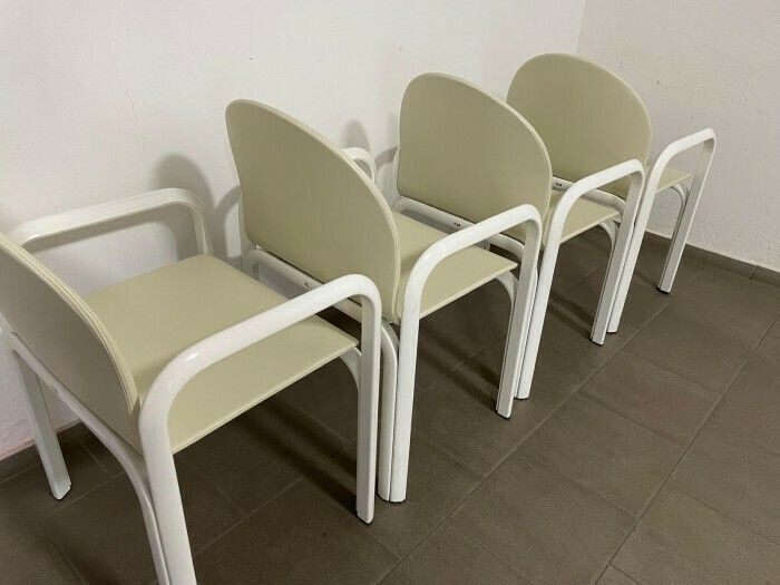 Set Of 4 Chairs Gae Aulenti Orsay For Knoll photo Furniture
