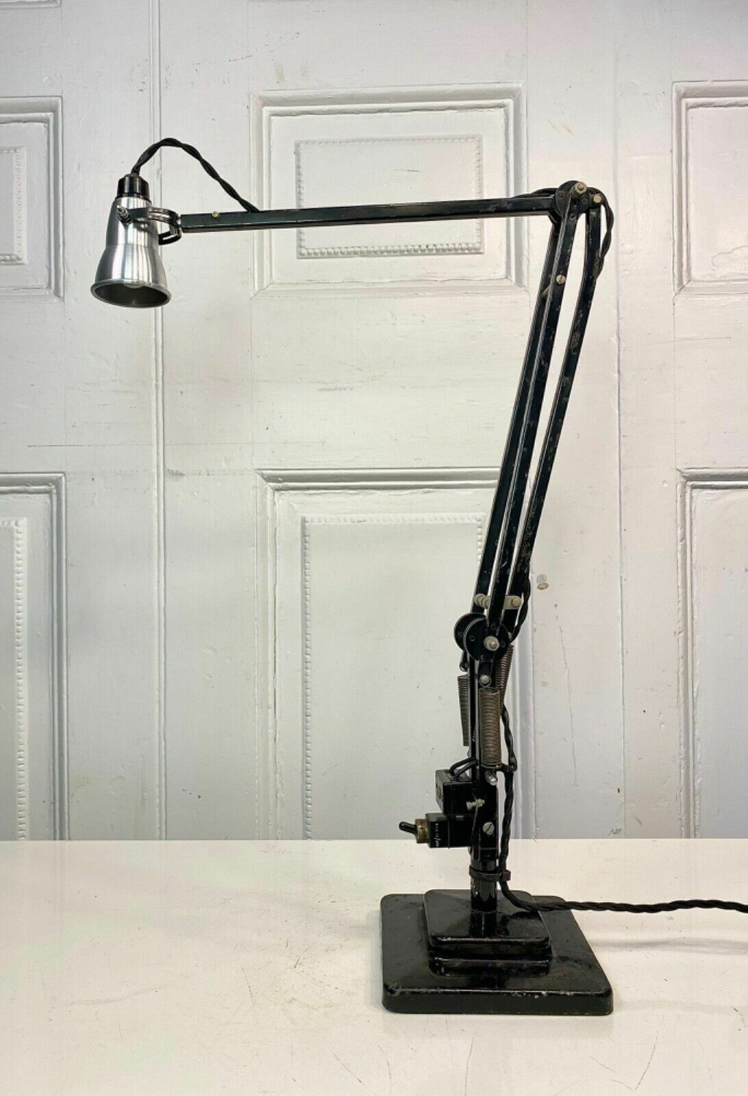 Herbert Terry & Sons Wwii Air Ministry 5c/1079 Navigators Anglepoise Lamp. photo vinterior