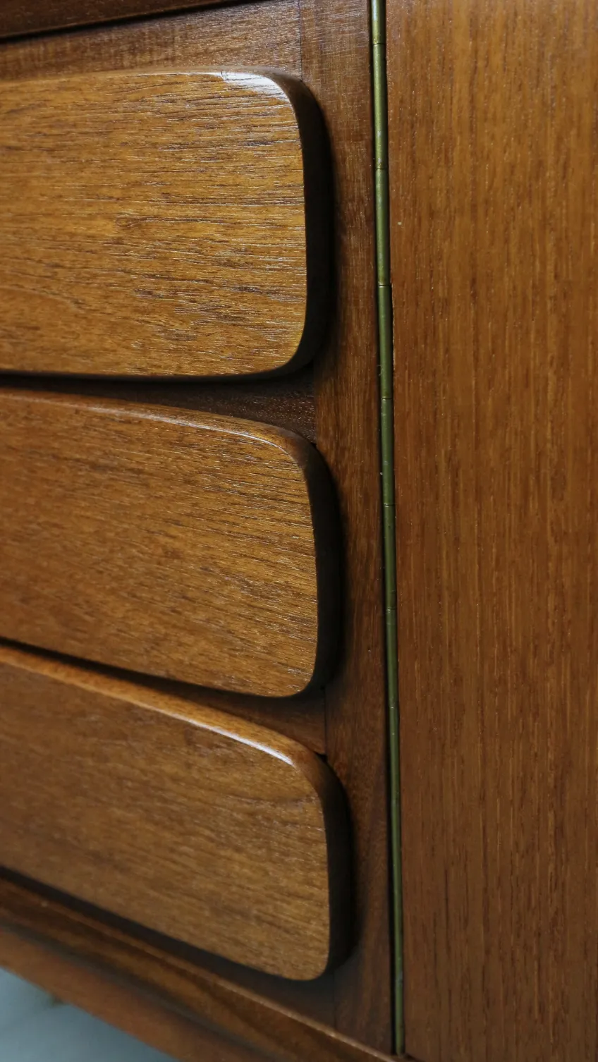 Louis Van Teeffelen Teak Highboard / Credenza For Wébé, 1960s photo vinterior
