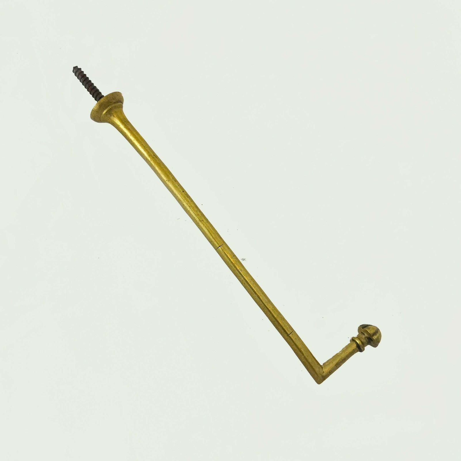 Antique Victorian Brass Door Hooks | Set Of 3 photo vinterior