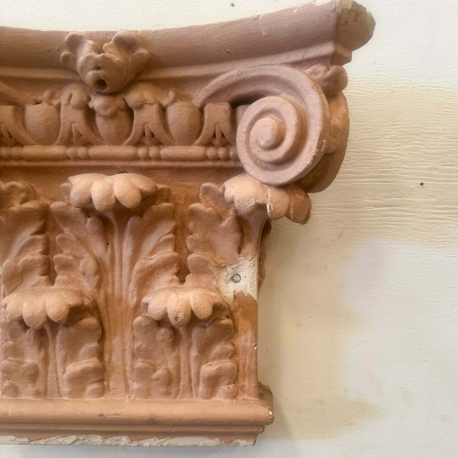 Set Of 4 Plaster Corinthian Capitals photo buy