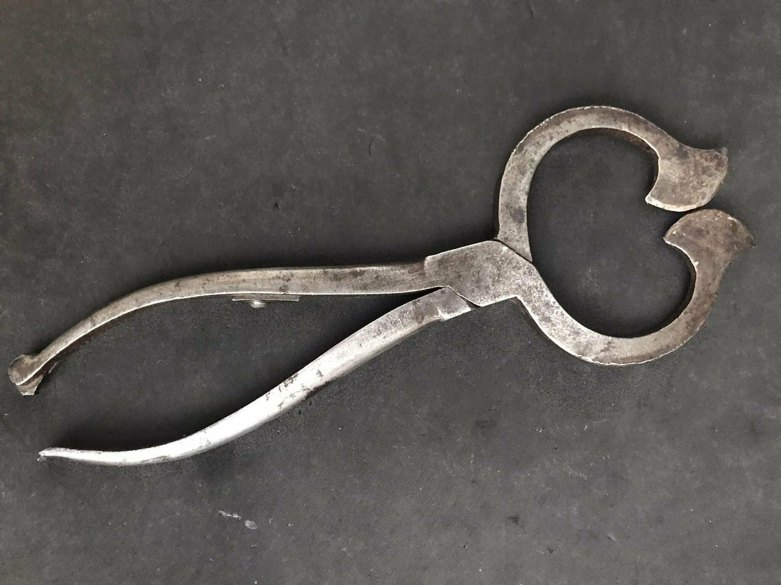 Swedish Handforged Antique 19th Century Sugar Cutter Tongs Sweden Tool Sugar Nippers Scandinavian Folk Art Primitive Viking Style Collection photo furniture