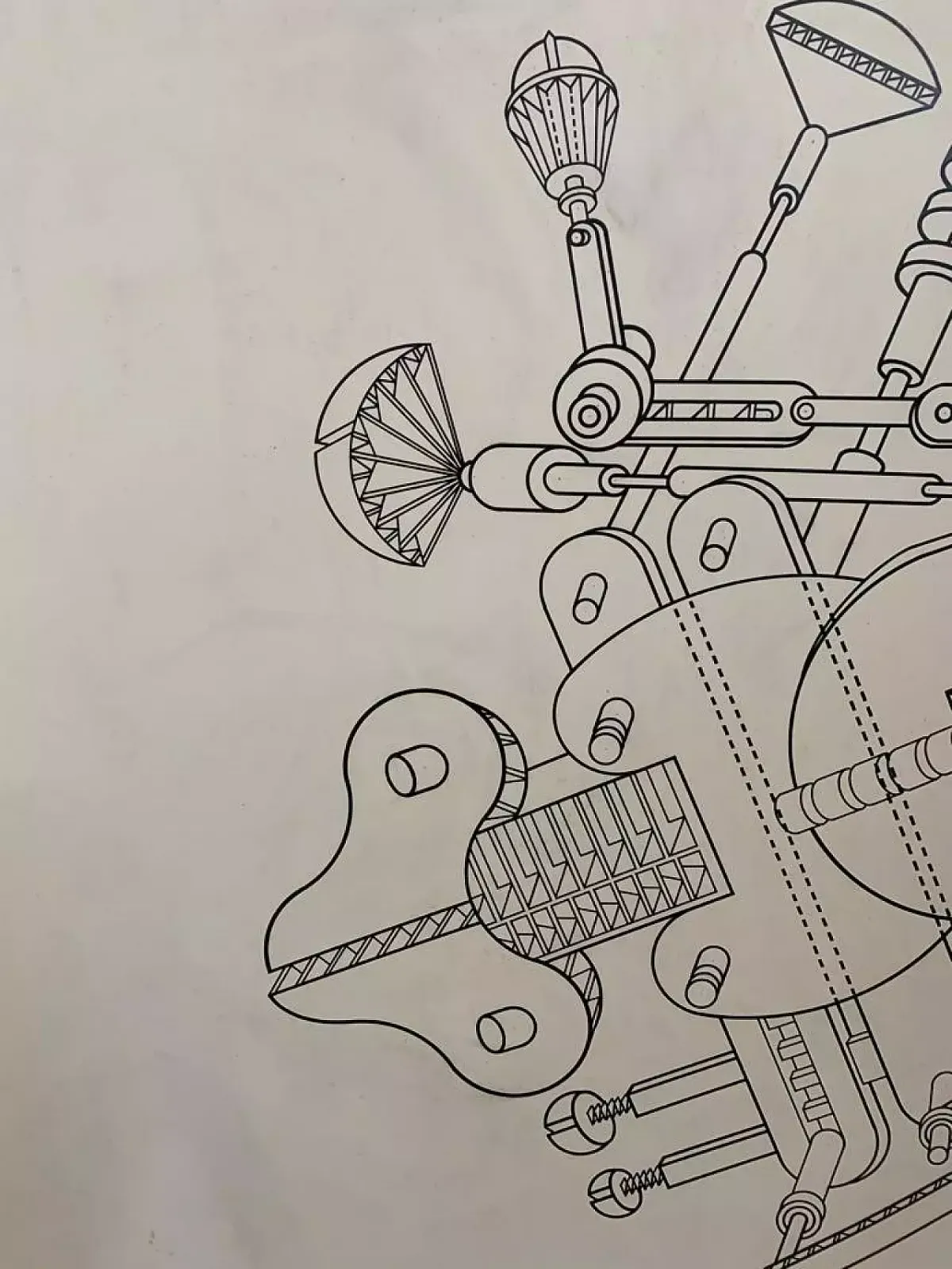 Renato Volpini, Part Of A Space Machine, Mixed Media, 1970s photo Art