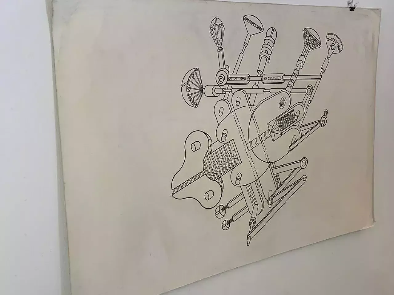 Renato Volpini, Part Of A Space Machine, Mixed Media, 1970s photo vinterior