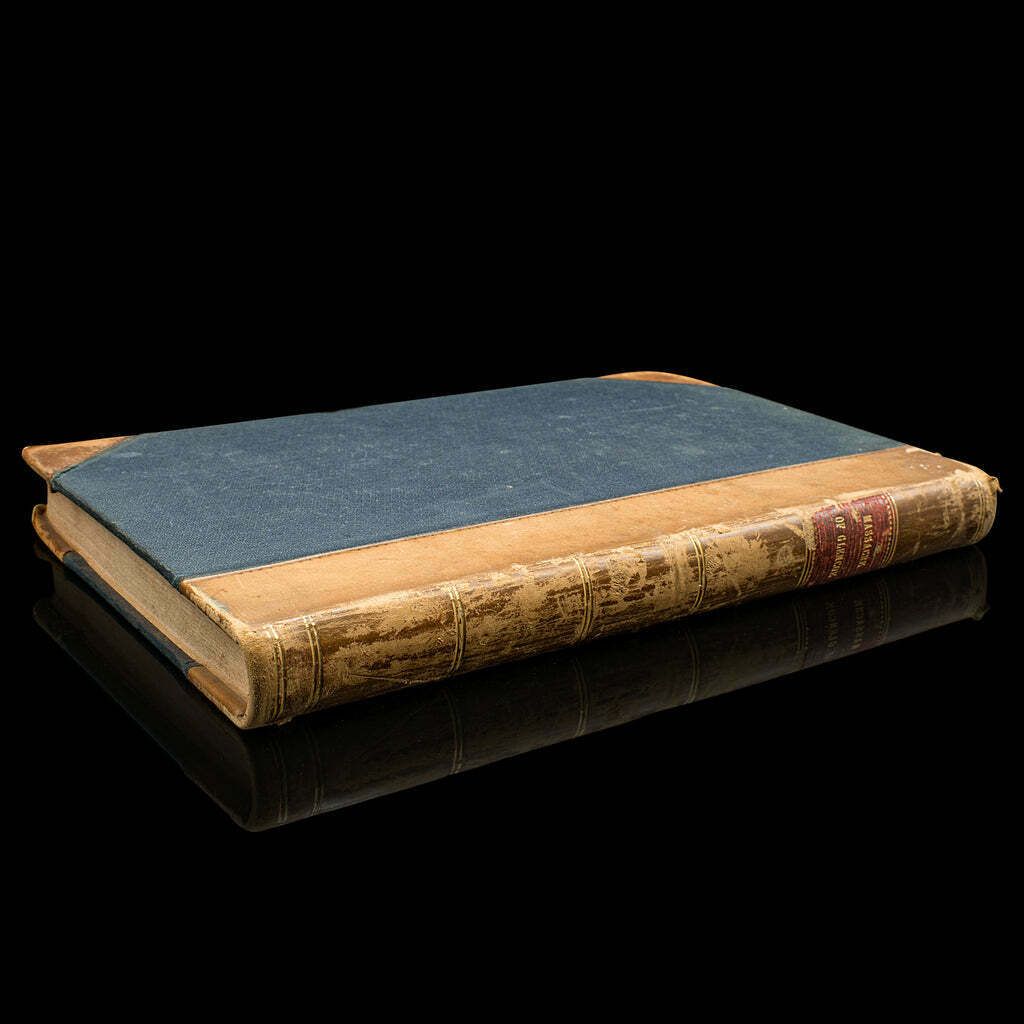 Antique Book, Massacre Of Glencoe, G. Reynolds, English Novel, Victorian, C.1860 photo furniture