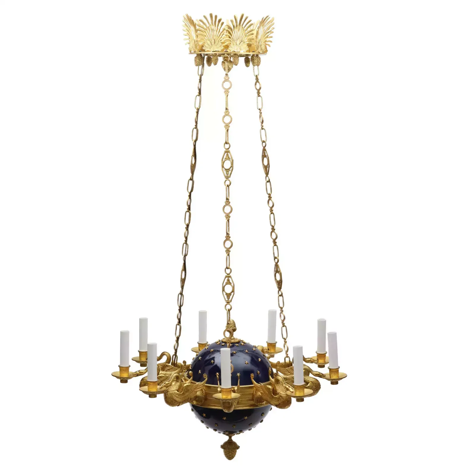 Impressive Chandelier In Empire Style. Russia. 19th Century.