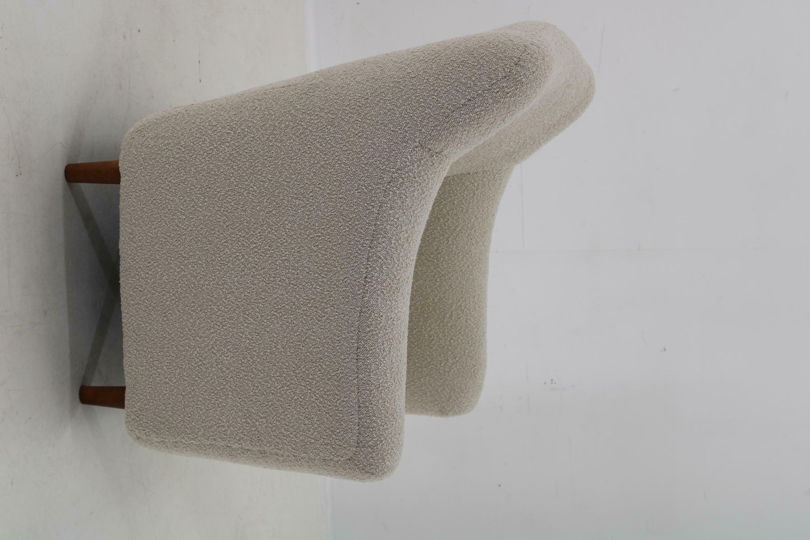 1970s Restored Armchair In Boucle Fabric photo vinterior