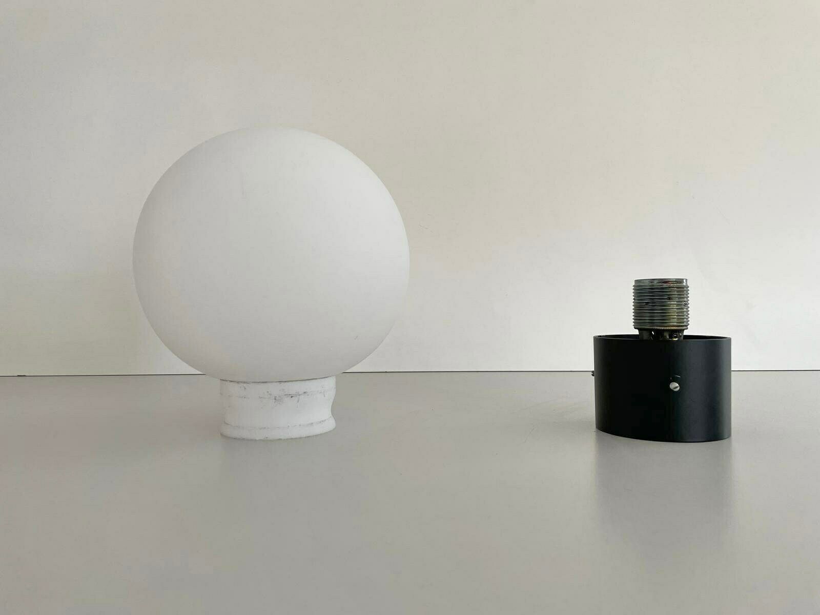 Space Age Ball Glass Pair Of Flush Mount Lights By Limburg, Germany, 1960s photo 1087.0