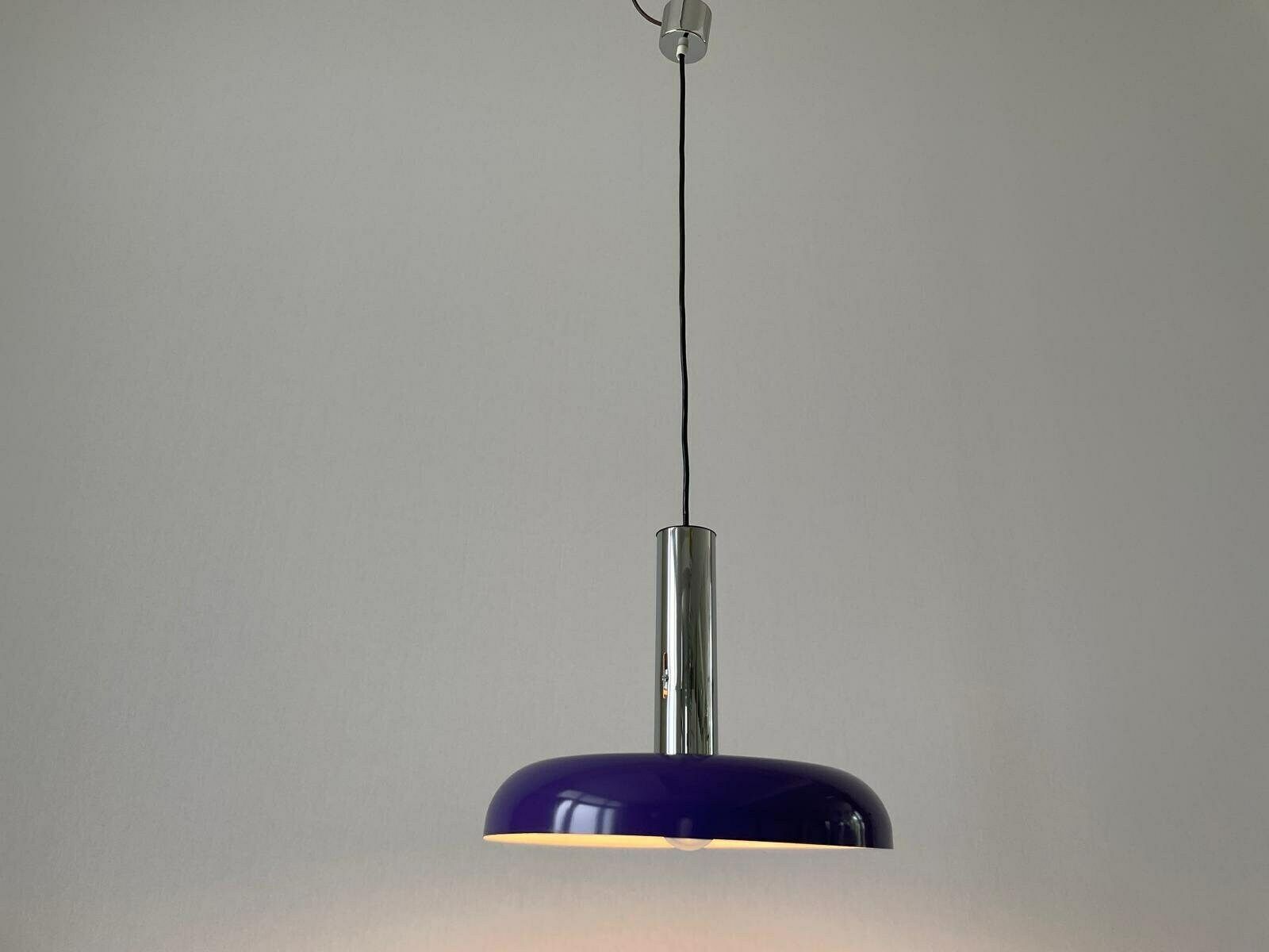 Space Age Maroon Pendant Lamp By Staff, 1970s, Germany photo Lighting