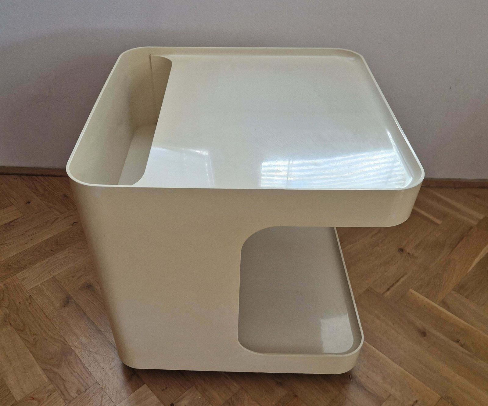 Midcentury Side Table Game Designed By Marcello Siard For Longato, Italy, 1970s photo vinterior