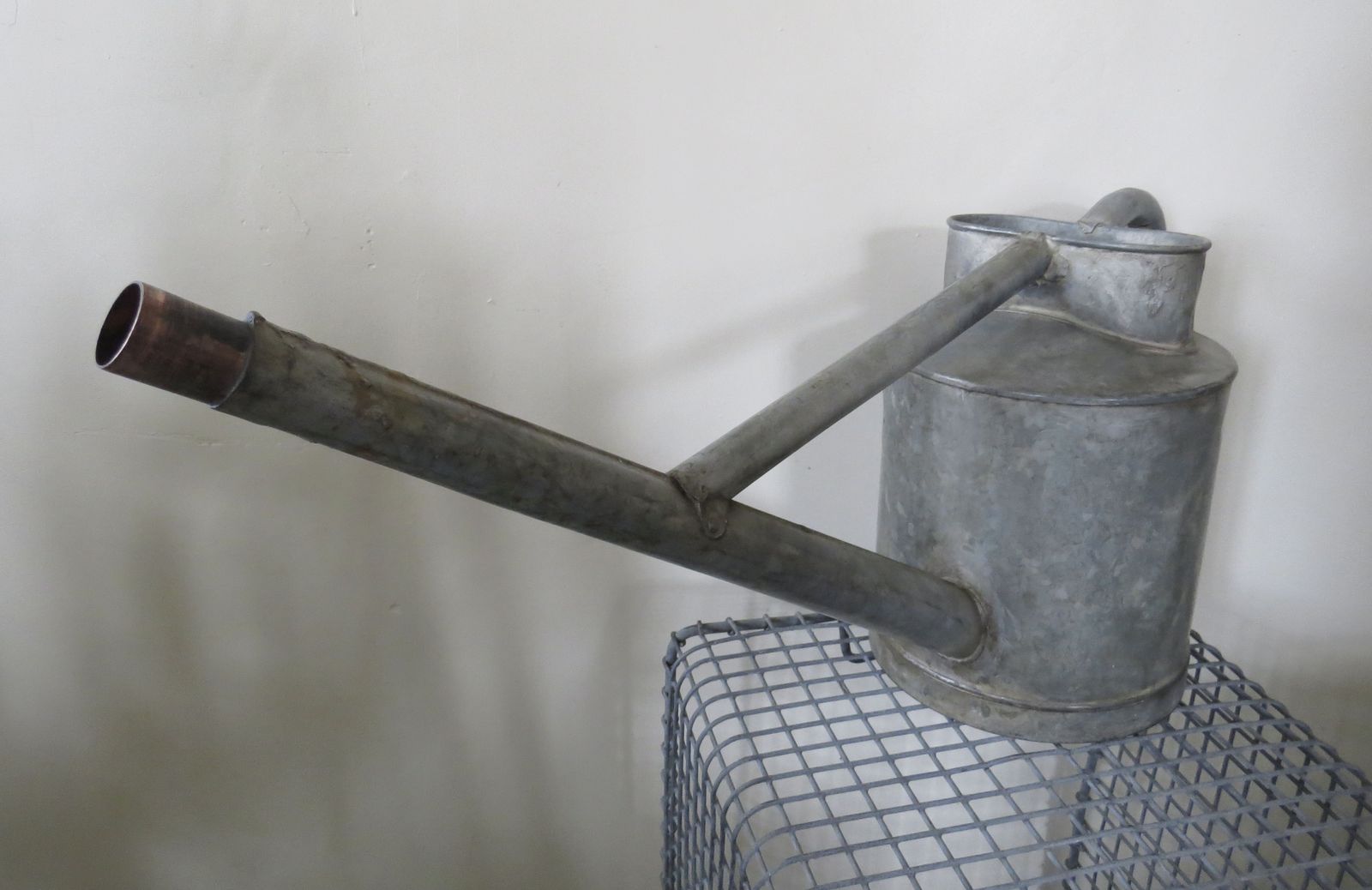 " Haws " Industrial Galvanised Watering Can. Early 20th Century. photo Garden Decor
