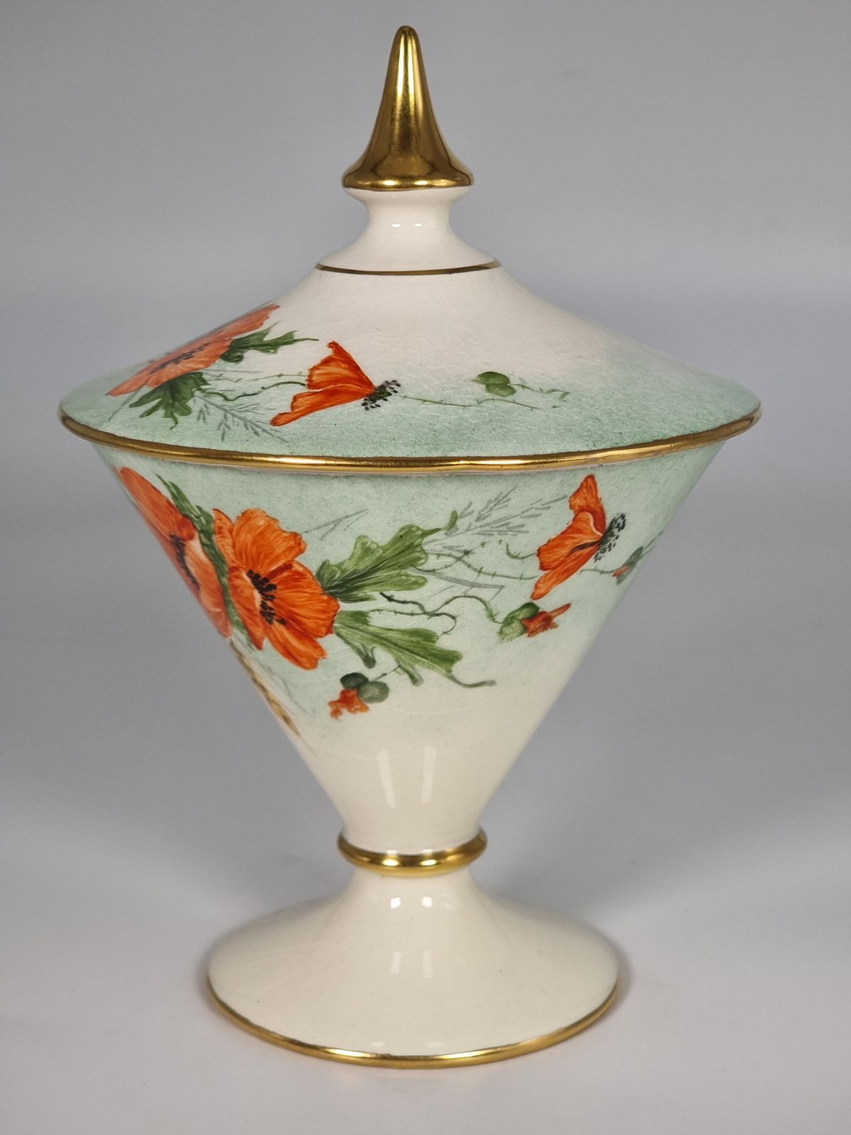 An Art Deco Royal Winton Vase And Cover, Circa 1930 photo furniture