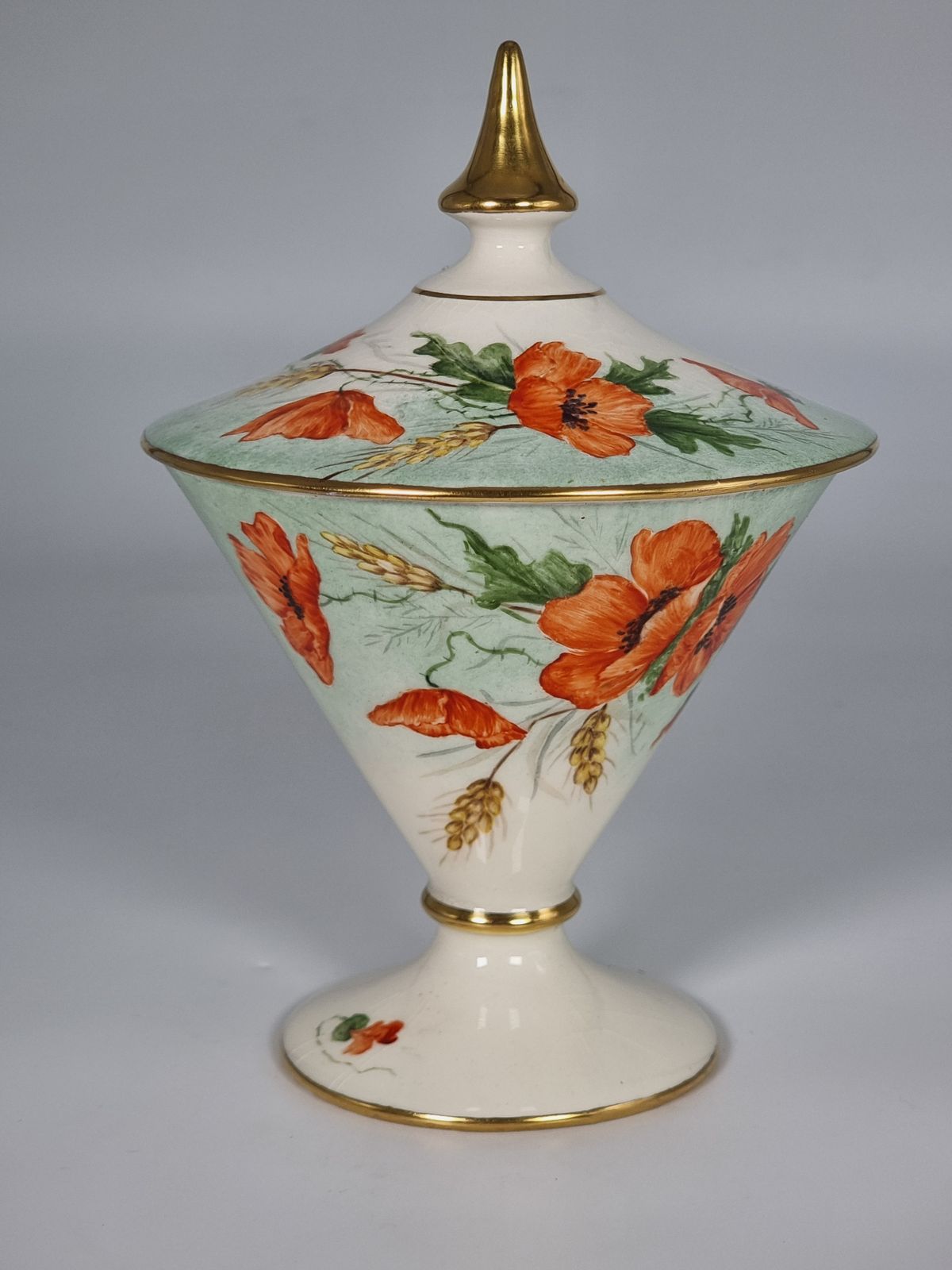An Art Deco Royal Winton Vase And Cover, Circa 1930 photo vinterior