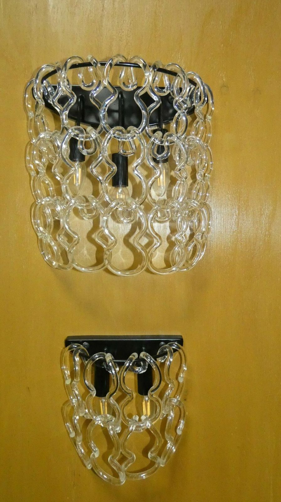 photo vinterior Giogali Wall Lamps By Mangiarotti For Ideal Lux, Italy, 1967, Set Of 2