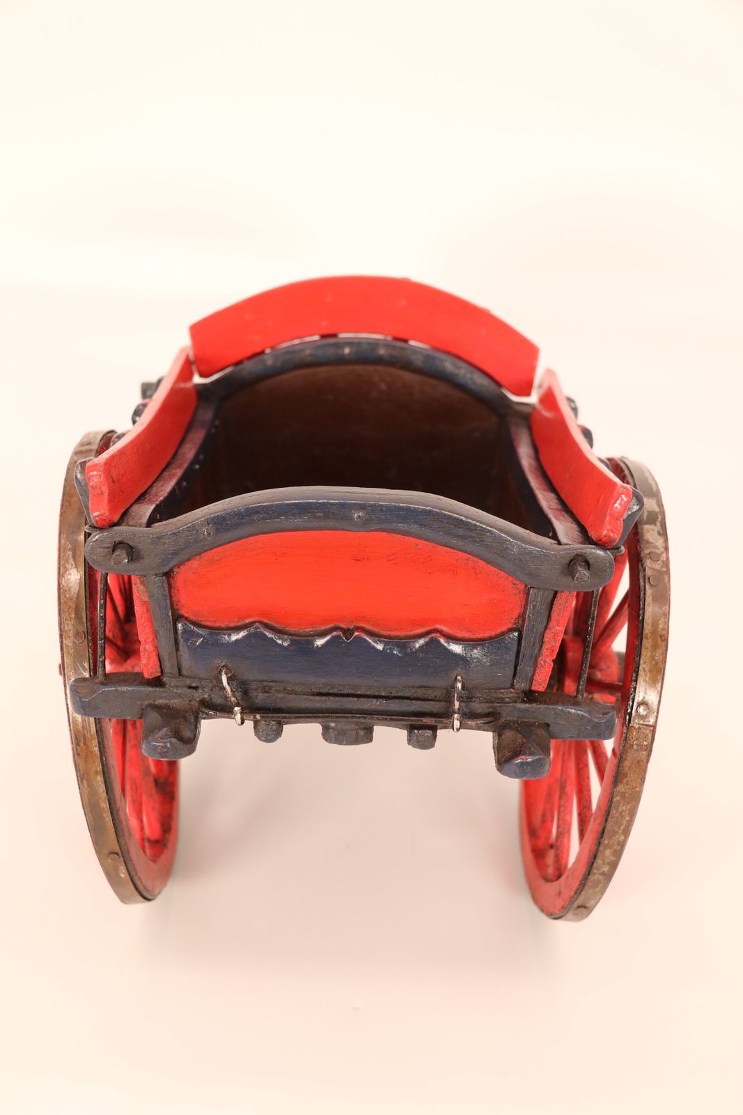 Antique Hand Made Wooden Scale Model Of An 18th Century Farm Cart. photo Home Decor