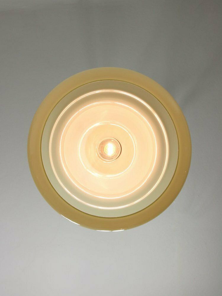 Mid Century Italian Brass And Green Glass Pendant Lamp, 1960s photo Lighting